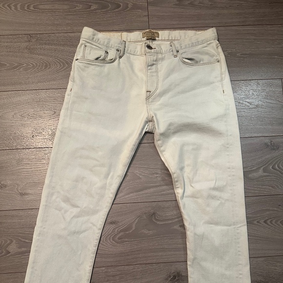 Burberry Cream Straight Men Jeans - Picture 4 of 8
